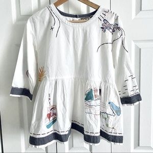 Anthropologie Holding Horses Embroidered Top XS